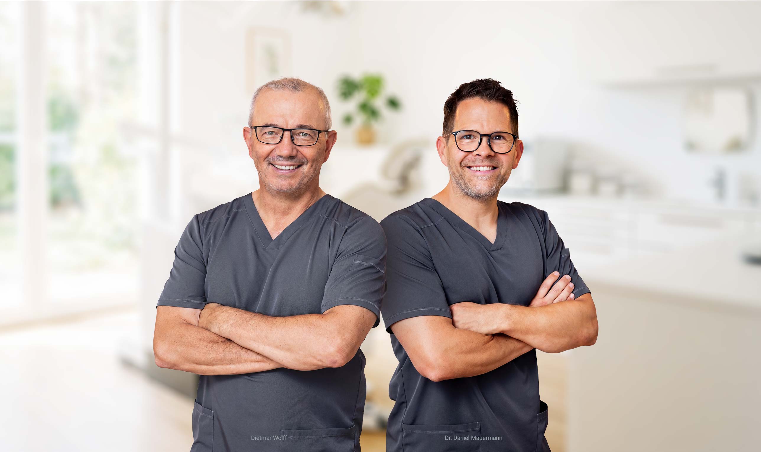 Dietmar Wolff und Dr. Daniel Mauermann